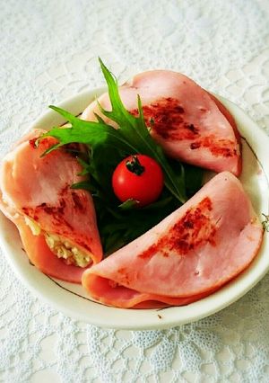 じゃがりことハムのおつまみ-レシピのメイン写真