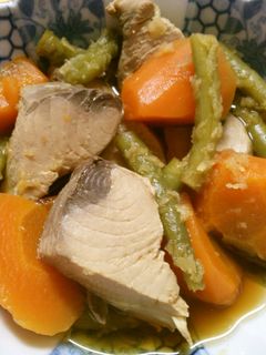 簡単 和食 人参 いんげん かつおの煮物-レシピのメイン写真