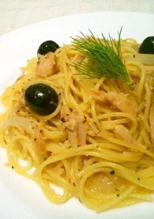 僕お気に入り ツナとオリーブのパスタ-レシピのメイン写真