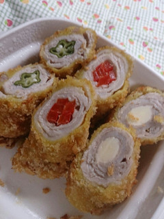豚肉巻きフライ3種~お弁当-レシピのメイン写真