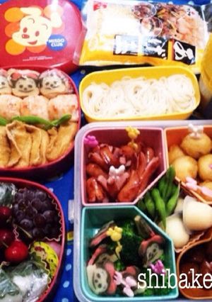 運動会お弁当☆簡単盛り付け重箱2014-レシピのメイン写真