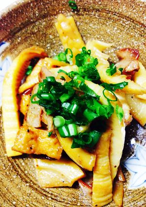 厚揚げの照りマヨ炒めwith豚バラ筍-レシピのメイン写真