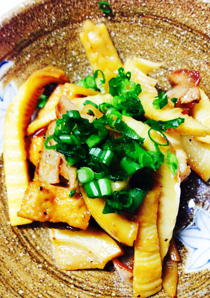 厚揚げの照りマヨ炒めwith豚バラ筍-レシピのメイン写真