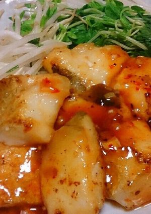 白身魚のスイートチリソースがけ-レシピのメイン写真