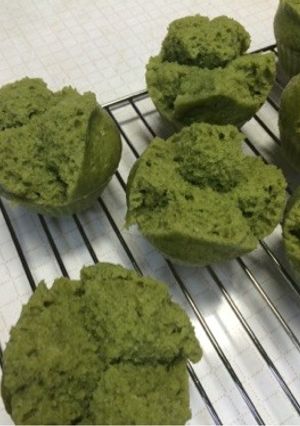 大量に作る抹茶蒸しパンあんこ入り-レシピのメイン写真