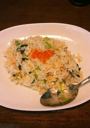 鮭と小松菜のチャーハン-レシピのメイン写真