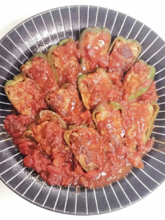 ピーマンの肉詰め-レシピのメイン写真