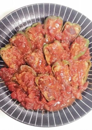 ピーマンの肉詰め-レシピのメイン写真