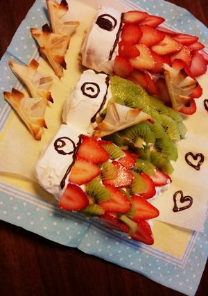 こどもの日に！こいのぼりケーキ-レシピのメイン写真