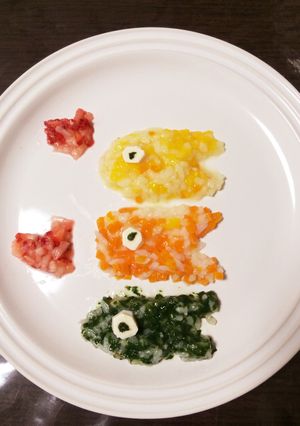 鯉のぼり*離乳食中期-レシピのメイン写真