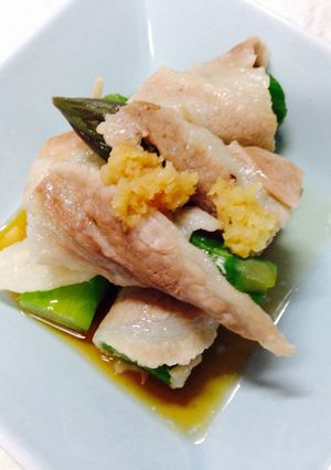 レンジで簡単！アスパラ肉巻き-レシピのメイン写真