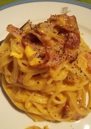 本場ミラノの味！牛乳不使用カルボナーラ！-レシピのメイン写真