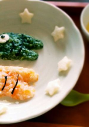 離乳食中期☆彡 初節句 こいのぼり離乳食-レシピのメイン写真