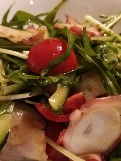 タコと水菜のサラダ-レシピのメイン写真