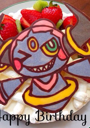 ポケモン★誕生日のレアチーズケーキ-レシピのメイン写真