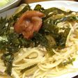 さっぱり食べたい梅とツナのマヨスパゲティ