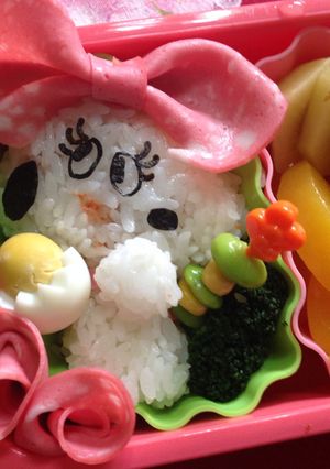 キャラ弁 スヌーピーの妹 ベルちゃん-レシピのメイン写真