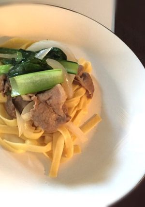栄養たっぷり!和風バター醤油パスタ-レシピのメイン写真