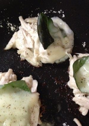 蒸したささ身で☆バジルチーズ焼き-レシピのメイン写真
