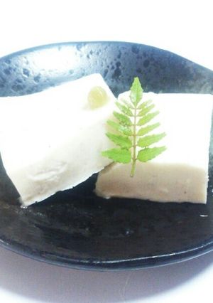 ゴマ豆腐。和、洋どちらにも！-レシピのメイン写真