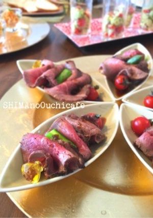 ローストビーフのサラダピンチョス-レシピのメイン写真