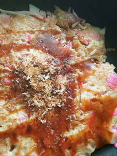 モチモチ!もやしとかまぼこのお好み焼き-レシピのメイン写真