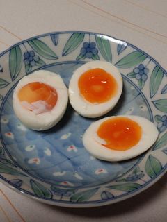 超簡単! 半熟ゆで卵-レシピのメイン写真