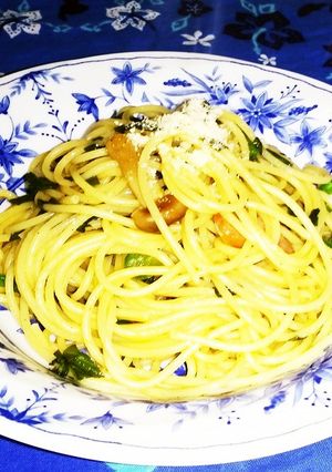 大葉のコンソメパスタ-レシピのメイン写真