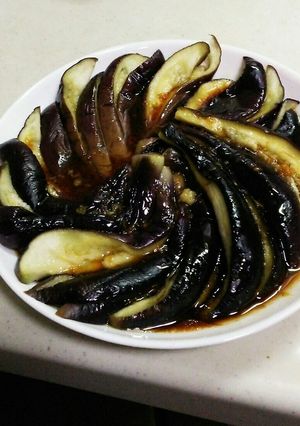 レンジで簡単なすの薬味ソース-レシピのメイン写真