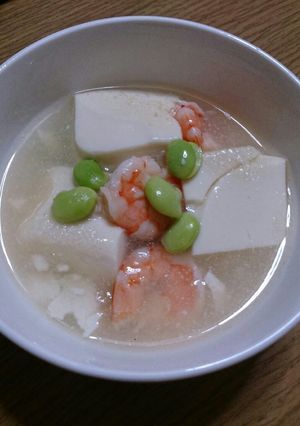 お豆腐と海老のスープ餡(*^^*)-レシピのメイン写真