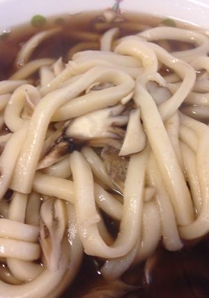まいたけうどん-レシピのメイン写真