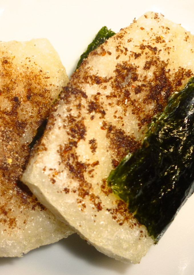熱々☆揚げ餅の粉しょうゆ風味-レシピのメイン写真
