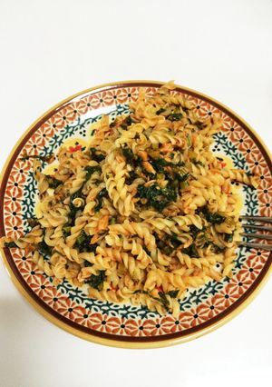 大根葉のショートパスタ-レシピのメイン写真