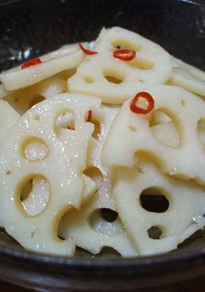 レンジ酢ばす　(酢れんこん)-レシピのメイン写真