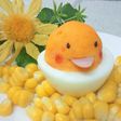 キャラ弁☆ゆで卵の味噌マヨdeひよこ