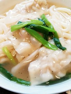 冷凍ぎょうざDE水餃子うどん-レシピのメイン写真