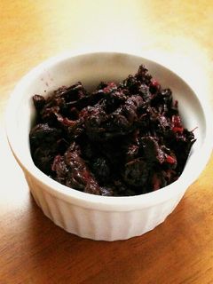 梅干しの赤紫蘇・佃煮-レシピのメイン写真