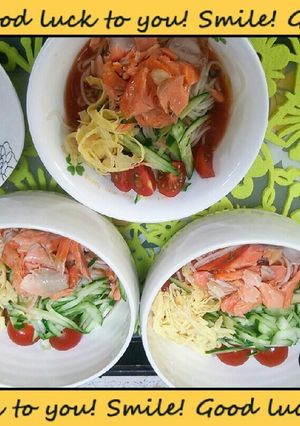 冷やし温麺～和イタリアン仕上げ～-レシピのメイン写真