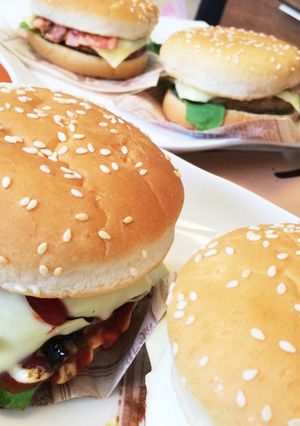『あごなし亭』超簡単!ハンバーガー(豚)-レシピのメイン写真