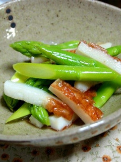 アスパラガスのわさび醤油-レシピのメイン写真