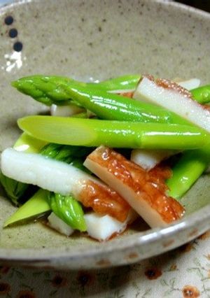 アスパラガスのわさび醤油-レシピのメイン写真
