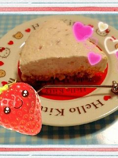 ♡ジャムで簡単ヨーグルトババロアケーキ♡-レシピのメイン写真