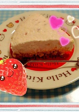 ♡ジャムで簡単ヨーグルトババロアケーキ♡-レシピのメイン写真