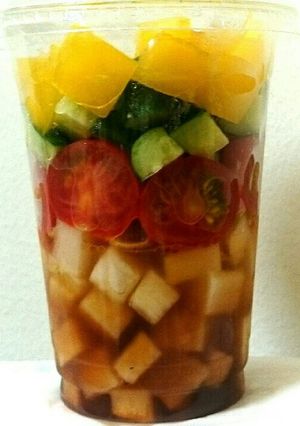 コロコロ野菜のジャーサラダ-レシピのメイン写真