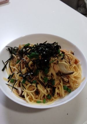フライパンで簡単！和風きのこスパゲティ-レシピのメイン写真