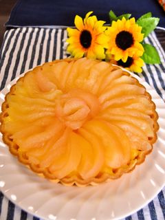 紅玉コンポートのカスタードタルト-レシピのメイン写真