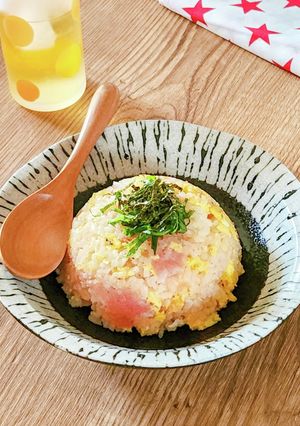 半生が絶品！たらこしそバターライス！-レシピのメイン写真