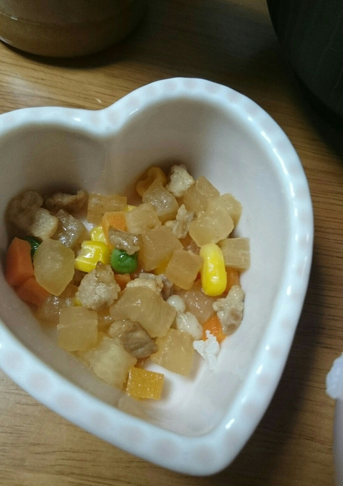 離乳食　後期～完了期　　豚バラ大根-レシピのメイン写真