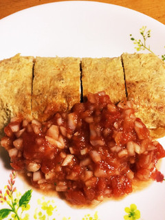 油揚げでカツレツ風〜さっぱりトマトソース-レシピのメイン写真