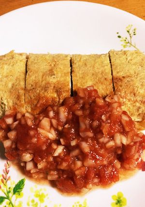 油揚げでカツレツ風〜さっぱりトマトソース-レシピのメイン写真